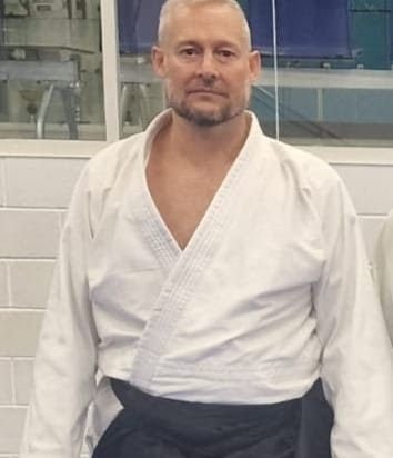 Retrato de un practicante de Aikido en Kaika Dojo
